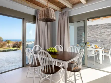 Villa Pounentis auf einem Hügel in Lachania, Maison 8 personnes à Gennadi - Photo 7