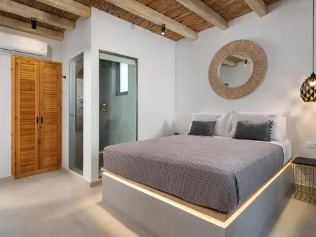 Villa Pounentis auf einem Hügel in Lachania, Maison 8 personnes à Gennadi - Photo 12