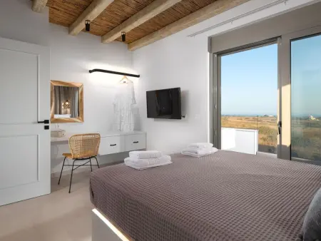 Villa Pounentis auf einem Hügel in Lachania, Maison 8 personnes à Gennadi - Photo 16