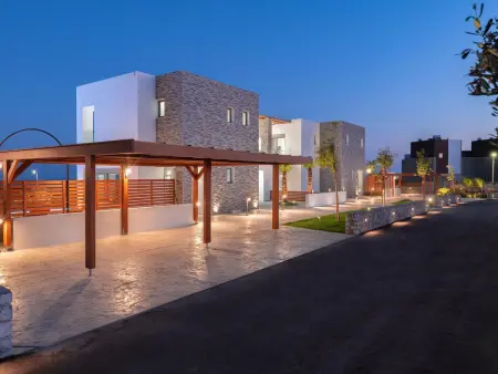 Villa Pounentis auf einem Hügel in Lachania, Maison 8 personnes à Gennadi - Photo 29