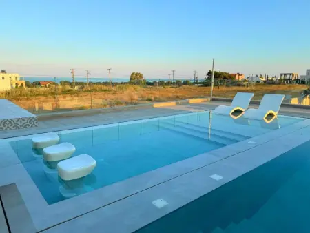 Grand Aqua Luxus-Villa von Mintzi, Maison 8 personnes à Gennadi - Photo 3