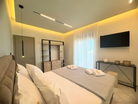 Grand Aqua Luxus-Villa von Mintzi, Maison 8 personnes à Gennadi - Photo 15