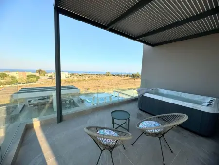 Grand Aqua Luxus-Villa von Mintzi, Maison 8 personnes à Gennadi - Photo 19