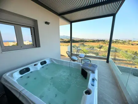 Grand Aqua Luxus-Villa von Mintzi, Maison 8 personnes à Gennadi - Photo 20
