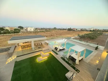 Grand Aqua Luxus-Villa von Mintzi, Maison 8 personnes à Gennadi - Photo 29