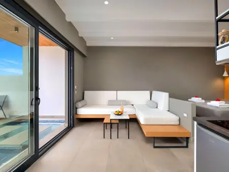 Canes Maxima Suite Privater Pool, Maison 6 personnes à Agios Nikolaos (Crete) - Photo 9