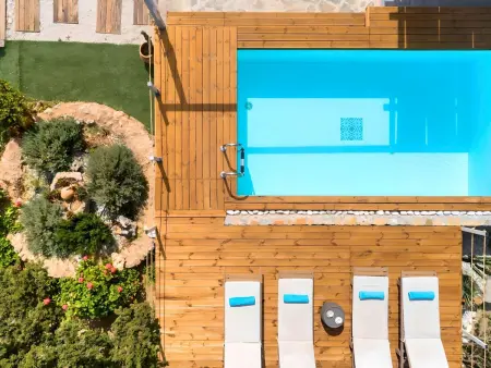 Cretan Lodge  mit Blick auf das Wasser, Maison 7 personnes à Agios Nikolaos (Crete) - Photo 1