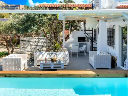 Cretan Lodge  mit Blick auf das Wasser, Maison 7 personnes à Agios Nikolaos (Crete) - Photo 23