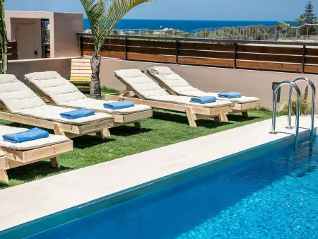Ferienvilla  Fos  mit Blick auf das Wasser, Maison 10 personnes à Agia Marina - Photo 5