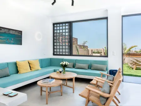 Ferienvilla  Fos  mit Blick auf das Wasser, Maison 10 personnes à Agia Marina - Photo 13