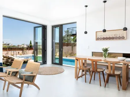 Ferienvilla  Fos  mit Blick auf das Wasser, Maison 10 personnes à Agia Marina - Photo 15