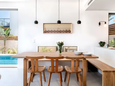 Ferienvilla  Fos  mit Blick auf das Wasser, Maison 10 personnes à Agia Marina - Photo 19