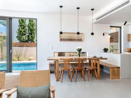 Ferienvilla  Fos  mit Blick auf das Wasser, Maison 10 personnes à Agia Marina - Photo 20