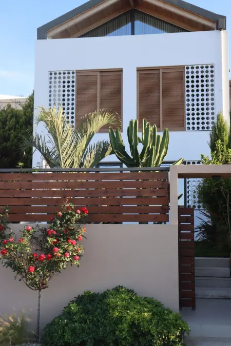 Ferienvilla  Fos  mit Blick auf das Wasser, Maison 10 personnes à Agia Marina - Photo 54