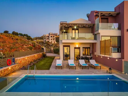 Villa Nektar  mit privatem Pool, Maison 5 personnes à Agia Marina - Photo 13