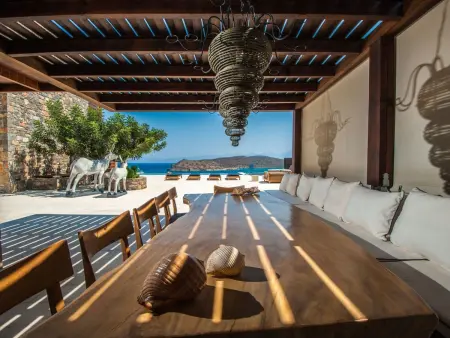 Villa Dimitra  mit Infinity Pool, Maison 12 personnes à Plaka - Photo 1