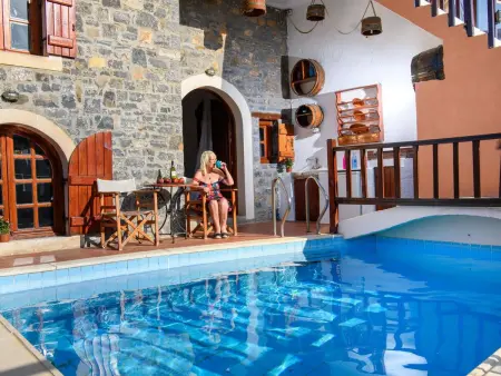Steinhaus Erato Privater Pool Landschaftliche Kretische Ansichten - Photo 12