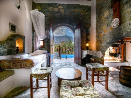 Steinhaus Erato Privater Pool Landschaftliche Kretische Ansichten - Photo 21