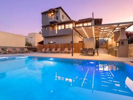Stafa Villa Privater Pool, Maison 12 personnes à Georgioupoli - Photo 31
