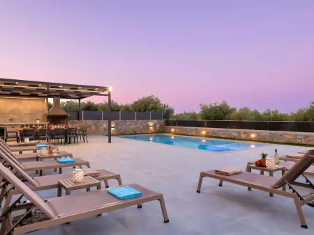 Stafa Villa Privater Pool, Maison 12 personnes à Georgioupoli - Photo 32