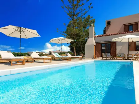 Vegghera Villa  mit Bergblick, Maison 8 personnes à Georgioupoli - Photo 4