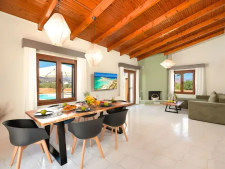 Vegghera Villa  mit Bergblick, Maison 8 personnes à Georgioupoli - Photo 12