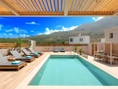 Hidden Gem Pool und Jacuzzi, Maison 6 personnes à Georgioupoli - Photo 6