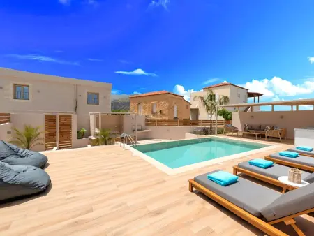 Hidden Gem Pool und Jacuzzi, Maison 6 personnes à Georgioupoli - Photo 7
