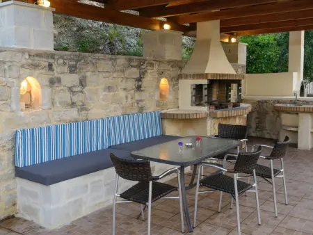 Familienvilla mit privatem Pool, Spielplatz und, Maison 13 personnes à Adele - Photo 6