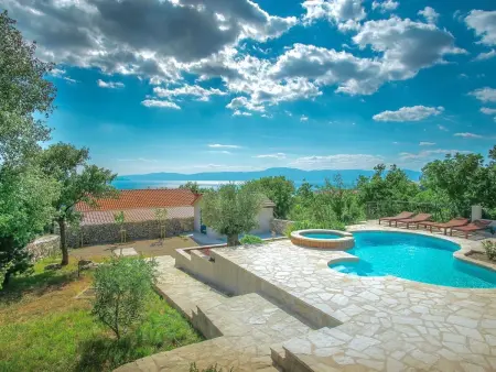 Ferienvilla mit Blick auf das Wasser, Maison 8 personnes à Šmrika - Photo 4