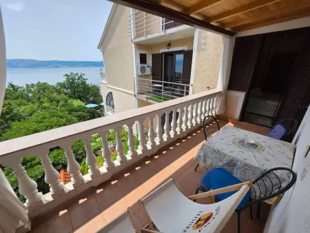 Appartement mit Balkon und Meerblick, Appartement 3 personnes à Novi Vinodolski - Photo 20