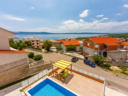 Kauric  mit Gemeinschaftspool, Appartement 2 personnes à Novi Vinodolski - Photo 12