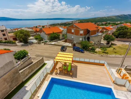 Kauric  mit Gemeinschaftspool, Appartement 2 personnes à Novi Vinodolski - Photo 18
