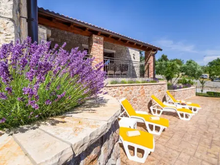 Ferienvilla Roko mit beheiztem Pool, Maison 6 personnes à Posedarje - Photo 1
