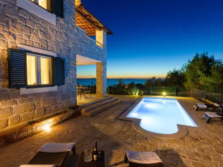 Luxuriöse Steinvilla mit privatem Swimmingpool und herrlichem Meerblick - Photo 16