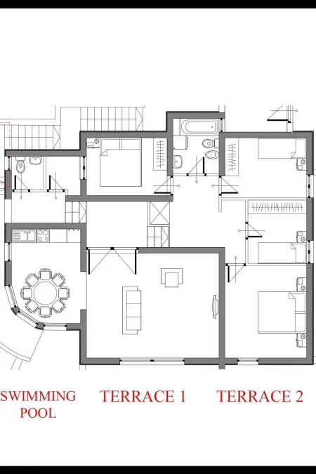 Geräumiges Ferienhaus in Omiš mit Privatem Pool - Photo 47