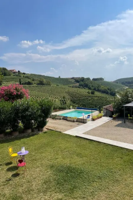 mit privatem Pool, AC und Weinkeller, Maison 8 personnes à Cisterna d'Asti - Photo 29
