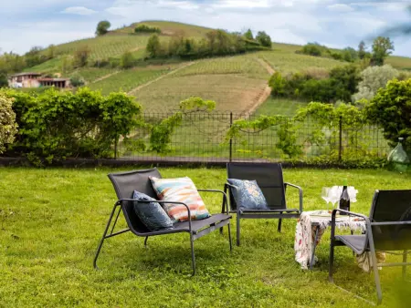 mit privatem Pool, AC und Weinkeller, Maison 8 personnes à Cisterna d'Asti - Photo 32
