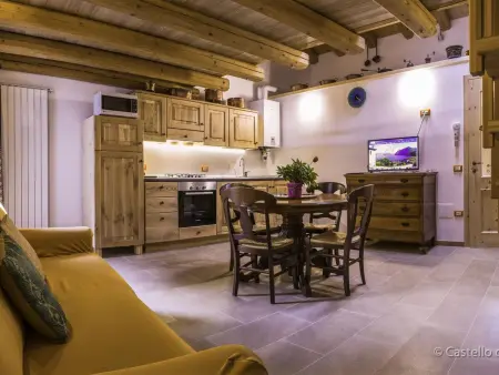 Open Space Penthouse im Schloss mit Seeblick, Appartement 6 personnes à Fonteno - Photo 52