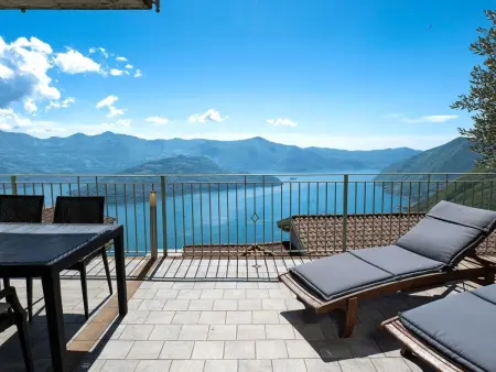 Mantegna - garten mit seeblick und schwimmbad, Appartement 4 personnes à Fonteno - Photo 14