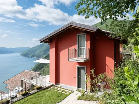 'La Villetta' mit Schwimmbad, Appartement 5 personnes à Fonteno - Photo 1