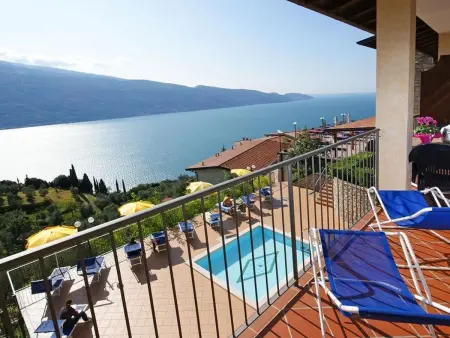Dreizimmerwohnung mit Seeblick, Appartement 6 personnes à Manerba - Photo 5