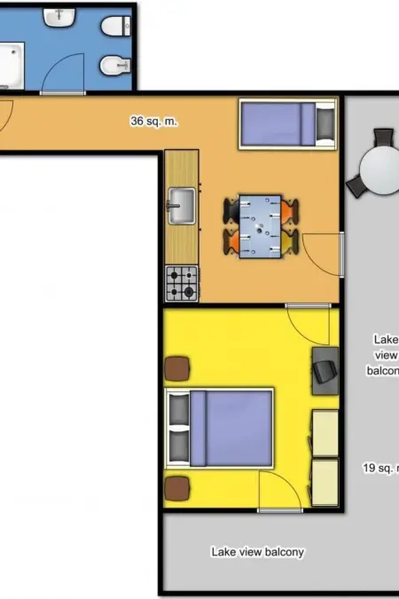 Zweizimmerwohnung 3 Personen, Appartement 3 personnes à Manerba - Photo 23