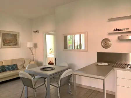 Wohnung Dependance mit Gemeinschaftspool, Appartement 5 personnes à Manerba - Photo 3
