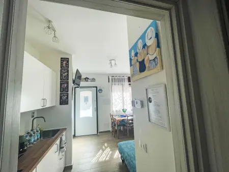 Flacher Strand und Zentrum, Privatparkplatz, Appartement 4 personnes à Rimini - Photo 3
