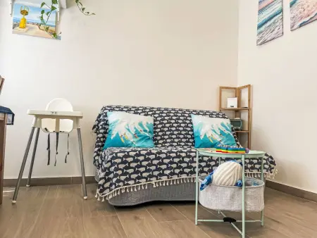 Flacher Strand und Zentrum, Privatparkplatz, Appartement 4 personnes à Rimini - Photo 7