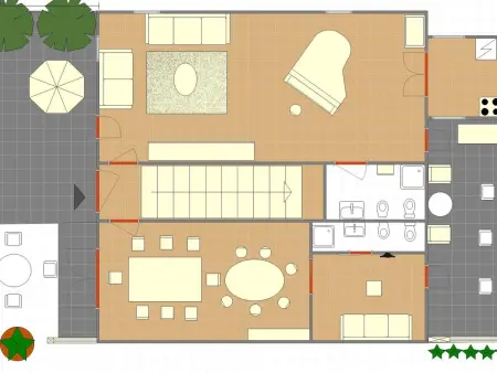 Haus der Musik 270m Veranda, Garten und Pool, Maison 8 personnes à Ostra - Photo 30