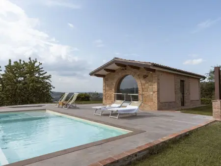 Villa mit privatem Pool und Wellnessbereich, Maison 12 personnes à Cessapalombo - Photo 6