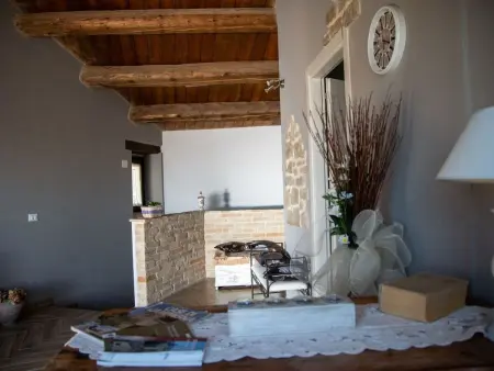 Villa mit privatem Pool in der Nähe des Dorfes, Maison 10 personnes à Cessapalombo - Photo 15