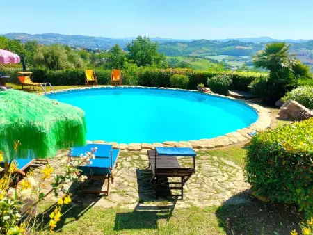 Charmantes Bauernhaus in Penna San Giovanni, Maison 10 personnes à Cessapalombo - Photo 29